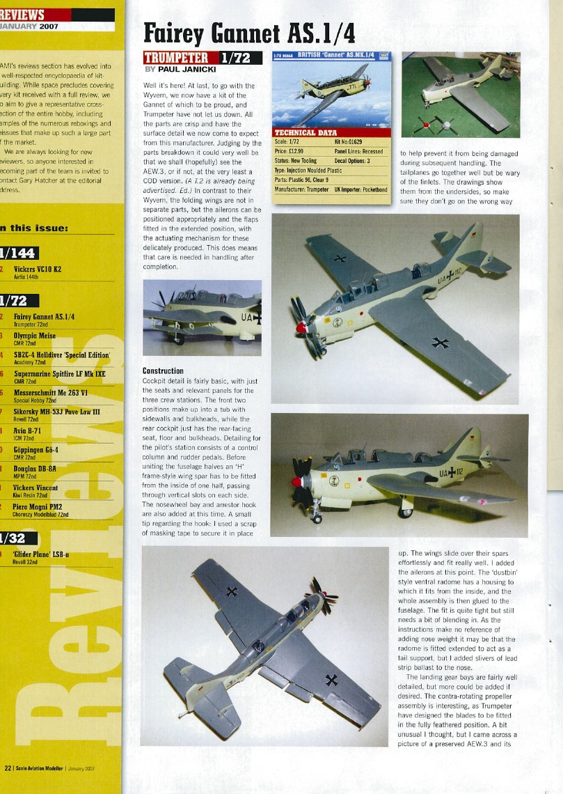 Scale Aviation Modeller International 2007-01